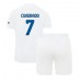 Inter Milan Juan Cuadrado #7 Dětské Oblečení Venkovní Dres 2023-24 Krátkým Rukávem (+ trenýrky)